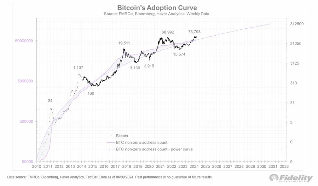 Courbe d'adoption du bitcoin
