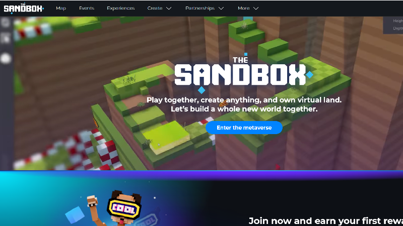 Société de développement de jeux blockchain Sandbox