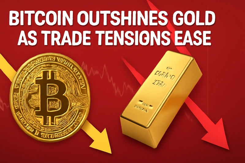 Le Bitcoin surpasse l'or alors que les tensions commerciales s'apaisent