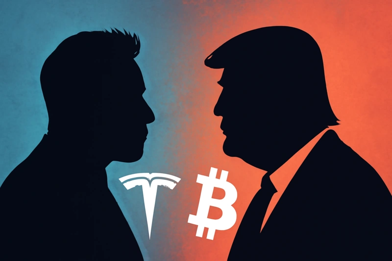 La querelle publique entre Trump et Musk secoue les marchés traditionnels et ceux des cryptomonnaies
